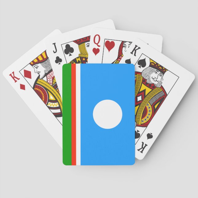 Baralho Bandeira de Sakha (Verso)