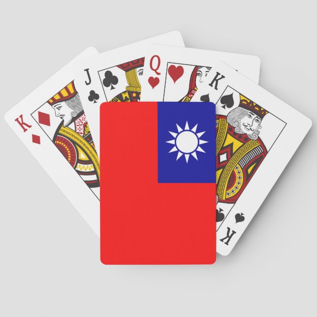 Baralho Bandeira de Taiwan (Verso)