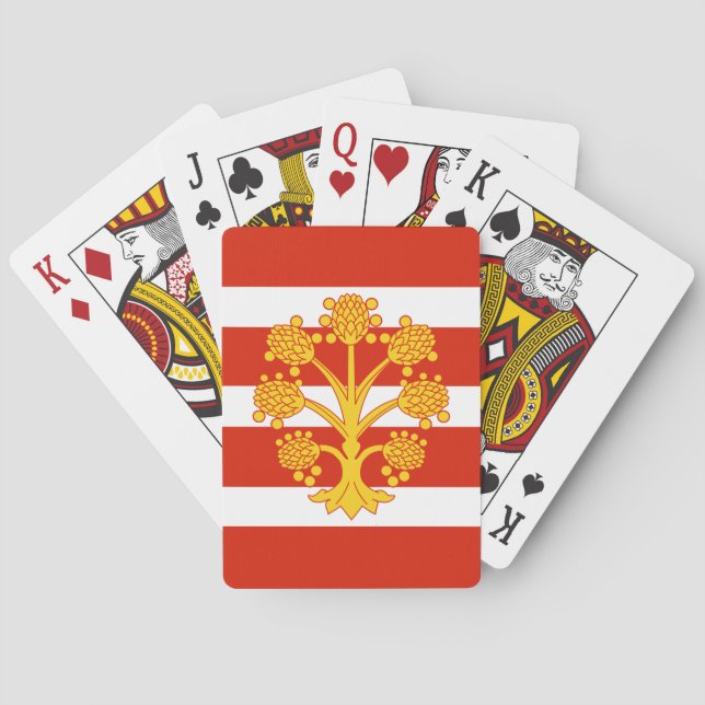 Baralho Bandeira de Westmorland Playing Cards (Verso)