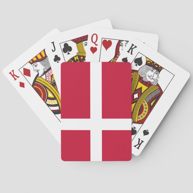Baralho Bandeira Dinamarquesa (Verso)