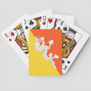 Baralho Bandeira do Butão (Butão) (Dragão Thunder)