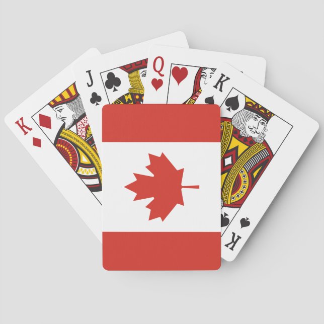 Baralho Bandeira do Canadá (Verso)