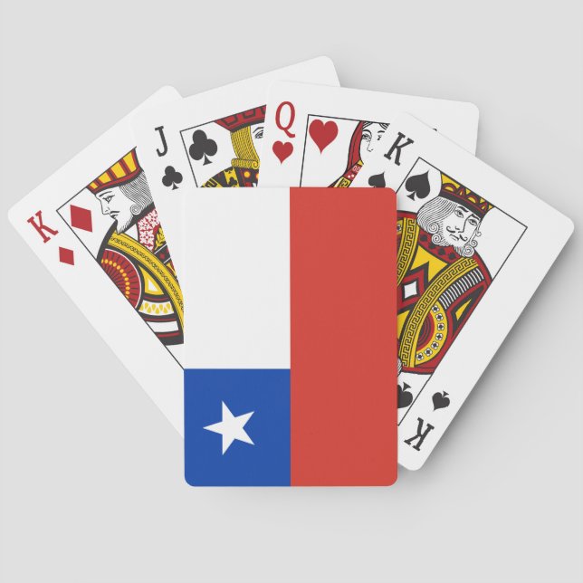 Baralho Bandeira do Chile (Verso)