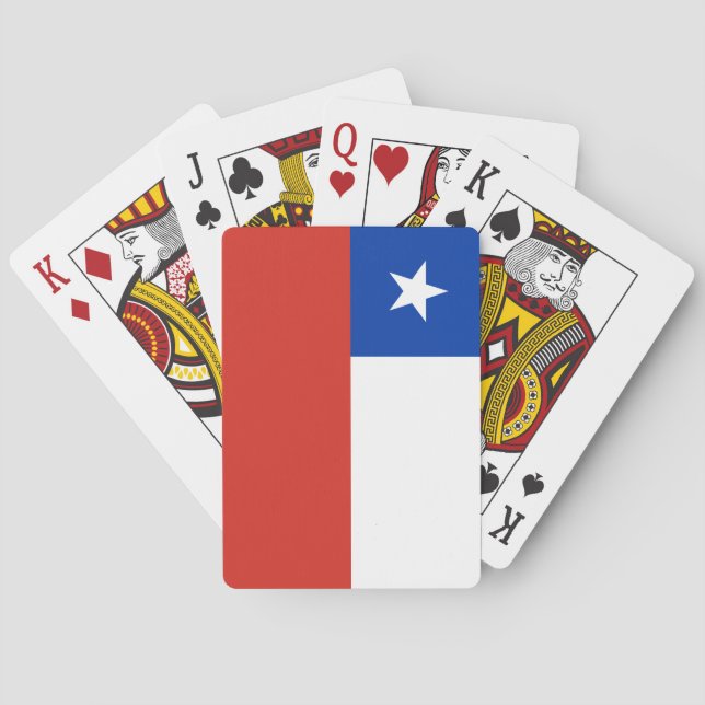 Baralho Bandeira do Chile (Verso)