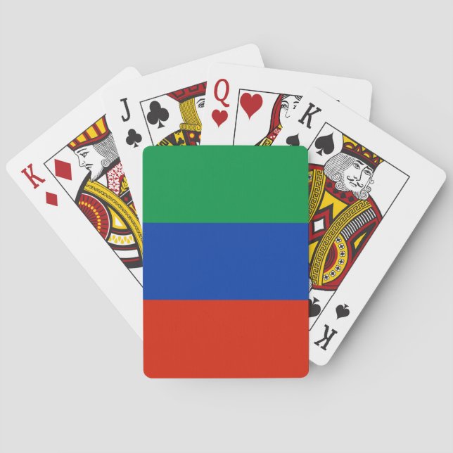 Baralho Bandeira do Daguestão (Verso)