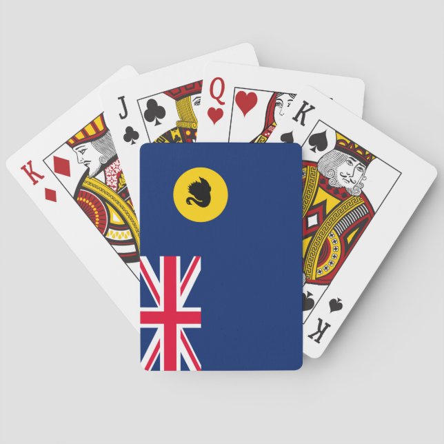 Baralho Bandeira do Estado da Austrália Ocidental (Verso)