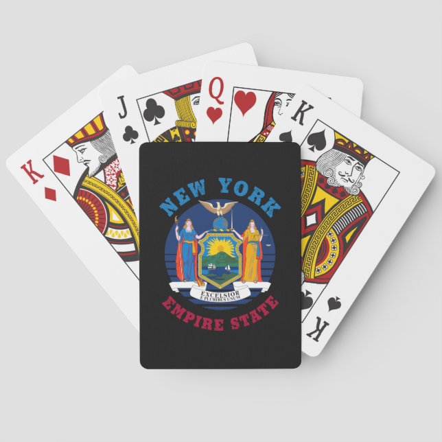 BARALHO BANDEIRA DO ESTADO DE NOVA YORK (Verso)