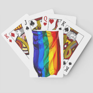 Baralho Bandeira do orgulho gay SlipperyJoe's ondulando ve