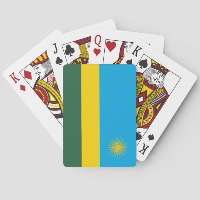 Baralho Bandeira do Ruanda (Verso)