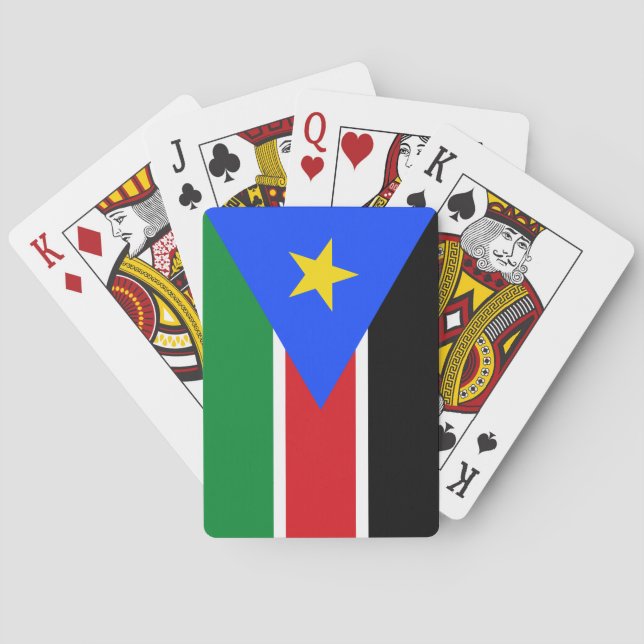 Baralho Bandeira do Sudão do Sul (Verso)