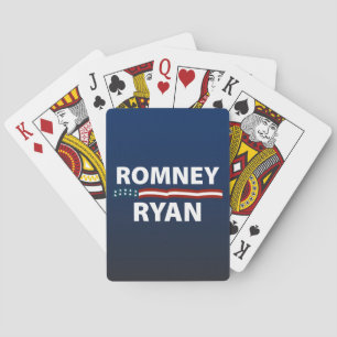 Baralho Bandeira dos Estados Unidos de Romney Ryan