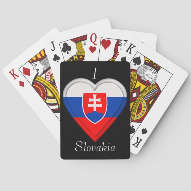 Baralho Bandeira eslovaca de Slovakia (Verso)