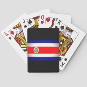 Baralho Bandeira Estilizada da Costa Rica