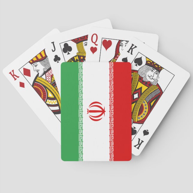 Baralho Bandeira Iraniana (Irã) (Persa) (Verso)