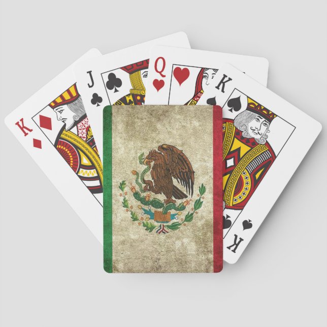 Baralho Bandeira mexicana (Verso)