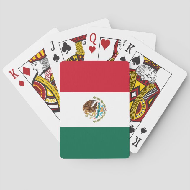 Baralho Bandeira mexicana (México) (Verso)