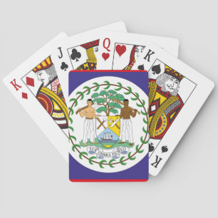 Baralho bandeira oficial de belize