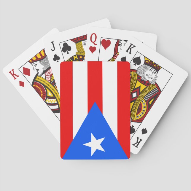 Baralho Bandeira Porto Rico (Verso)