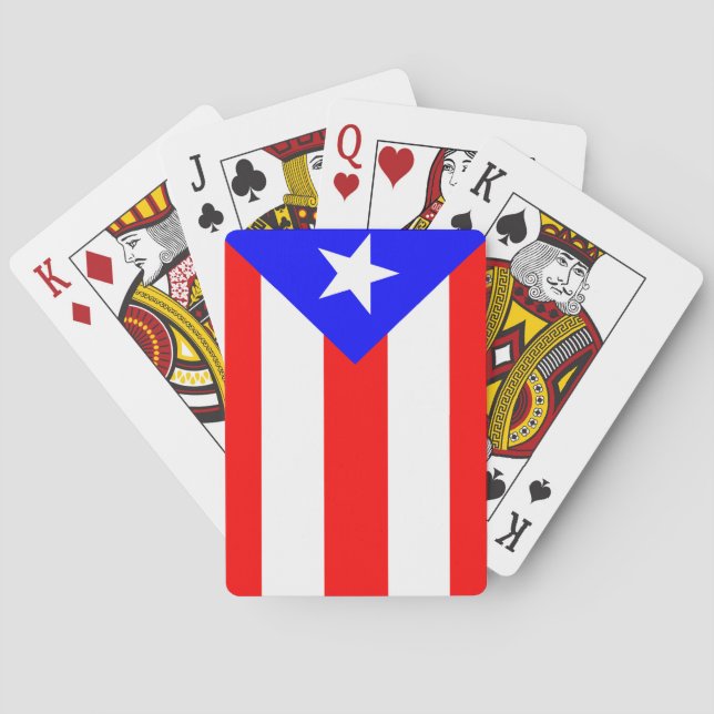 Baralho Bandeira Porto Rico (Verso)