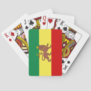 Baralho Bandeira Rastafariana (Rastafarianismo) (rasta)