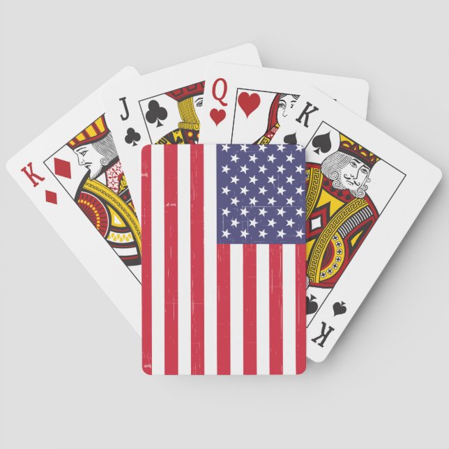 Baralho Bandeira Trendy USA (Verso)