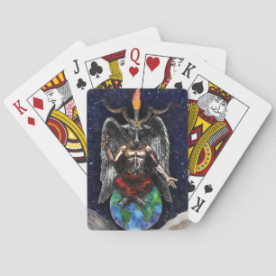 Baralho Baphomet Sabbatical Goat Black Night Earth