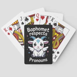 Baralho Baphomet Transgênero Respeita Pronomes Orgulho Tra