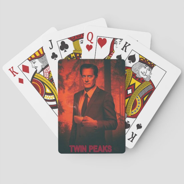 Baralho Baraja De Cartas Twin Peaks blood key (Verso)