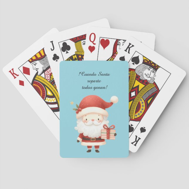 Baralho Barajas de Cartas Santa Claus (Verso)