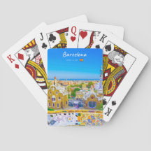 Barcelona, Espanha - Parque Güell Mosaico Gaudí