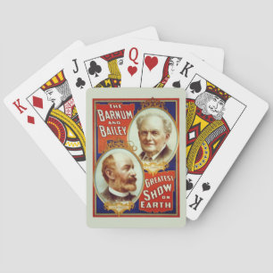Baralho Barnum & plataforma de cartão do circo de Bailey