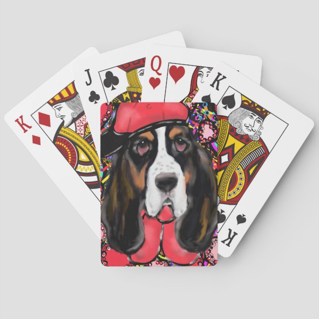 Baralho Basset Hound (Verso)