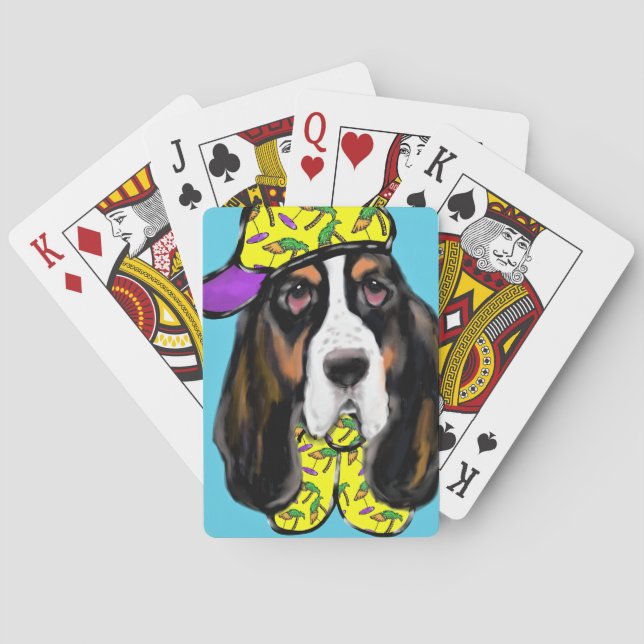 Baralho Basset Hound (Verso)