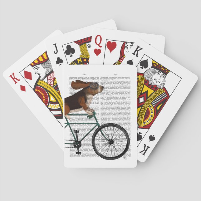 Baralho Basset Hound em (Verso)