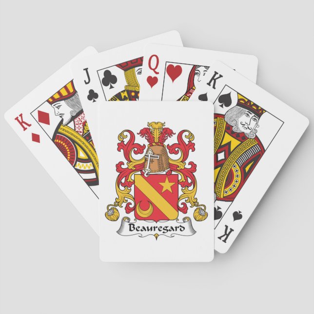 Baralho Beauregard Family Crest (Verso)