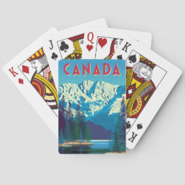 Baralho Beautiful Canadian Mountains Playing Cards