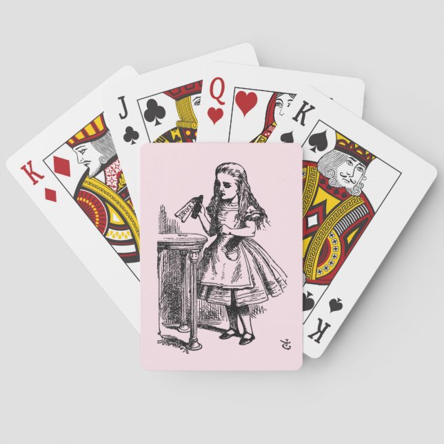 Baralho Beba-me (Aventuras de Alice no País das Maravilhas (Verso)