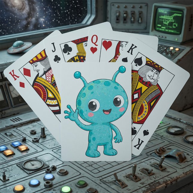 Baralho Bebê Alien Espaço Monstro Fofo (Criador carregado)