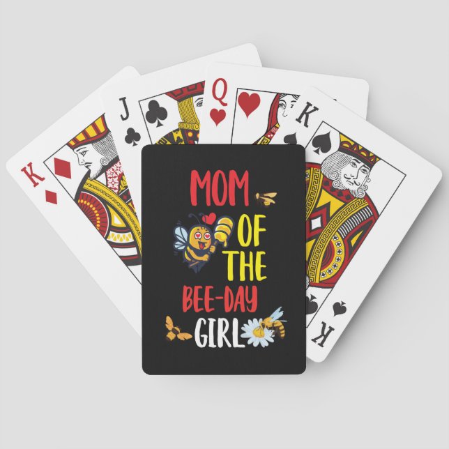 Baralho Beekeeper Art Mãe Da Bee Day Girl (Verso)