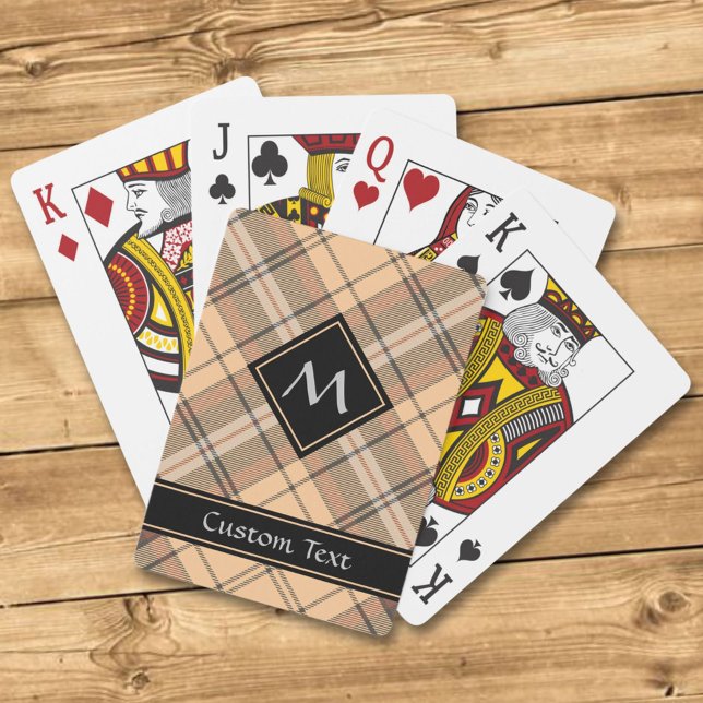 Baralho Beige e Brown Tartan (Criador carregado)