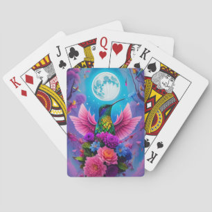 Baralho Beija-flor, Flores e Lua