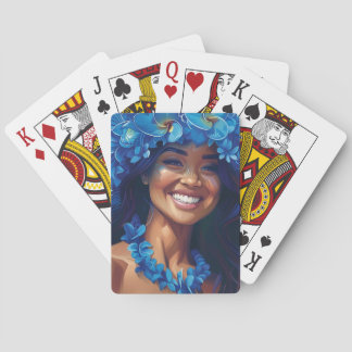 Baralho Bela em Cartões Azuis