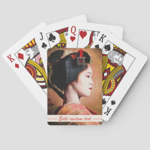 Baralho Beleza da arte japonesa Geisha oriental Maiko