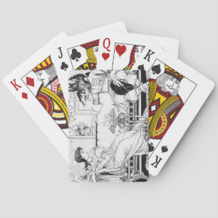 Baralho Beleza e Besta, 1874 (lito) (foto b/w)