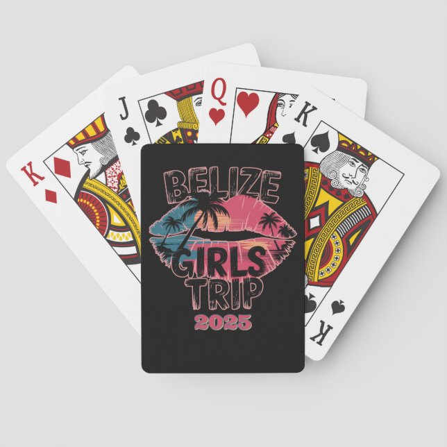 Baralho Belize Girls Trip Adventure Tropical (Verso)