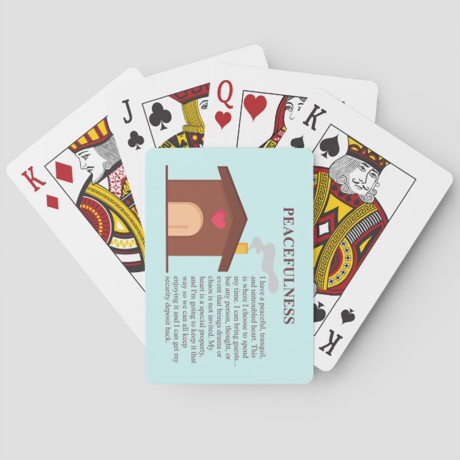 Baralho Belo Discurso Sobre Paz (Verso)