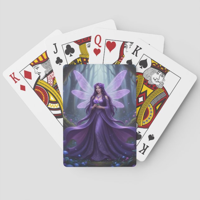 Baralho Belo Fevereiro Ametist Fairy (Verso)