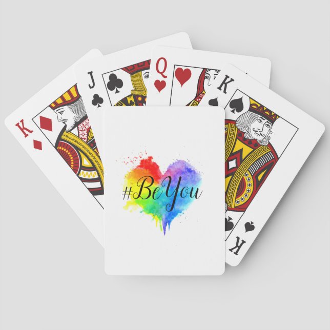 Baralho #BeYou Deck of Cards (Verso)