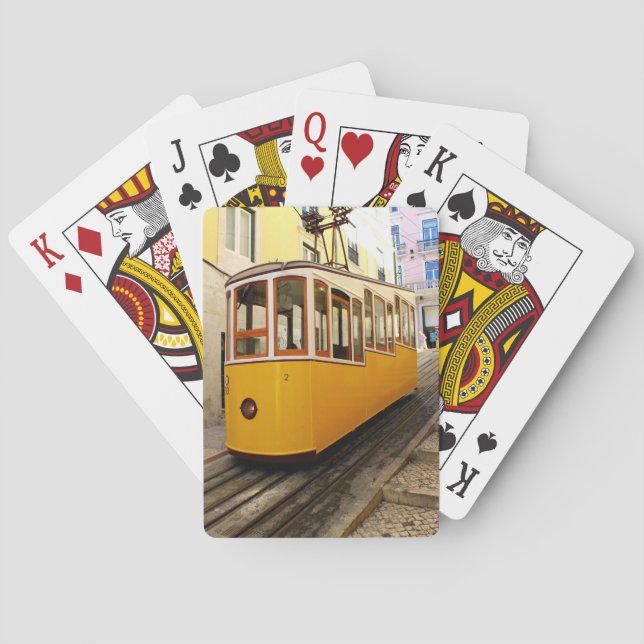 Baralho Bica Funicular, Lisbon, Portugal (Verso)