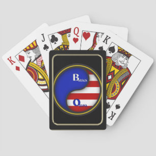 Baralho Bicicleta Preta de Obama YinYang - Reprodução